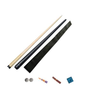 Imagem de Taco de sinuca/bastão de sinuca/taco de sinuca/taco de sinuca/estrutura de 1,47 cm 1/2, madeira de bordo do membro dianteiro, ponta de 13 mm, 4 cores (aleatória) - Taça de bilhar CQBXRD