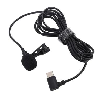 Imagem de Microfone Lavalier Microfone de Lapela USB Tipo C. Lapem Com Fio Com Smartphone Gravação Ao Vivo K Song K Song