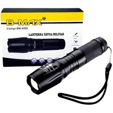 Imagem de Lanterna Tática Militar Led Recarregável BM-X900 B-Max
