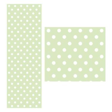 Imagem de Papel De Parede Adesivo Bolinha Verde Grande 1,5 Metros O Rolo Np361