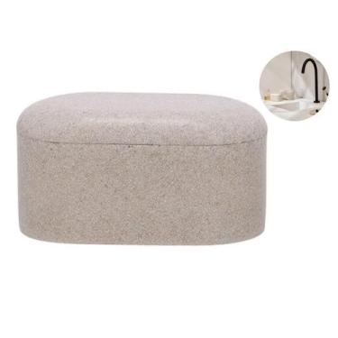 Imagem de Pote Para Pequenos Itens Em Poliresina Resistente Formato Oval Design 