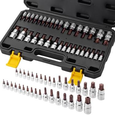 Imagem de Bates- Conjunto de brocas Torx à prova de adulteração, conjunto de 34 peças, T4-T40, conjunto de brocas de segurança Torx, conjunto de brocas estrela de segurança