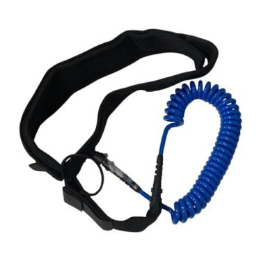 Imagem de simhoa Surfboard Cord Surfing Leashé Elastic Premium Premium Surfing Ciay Rode Board, Azul Escuro