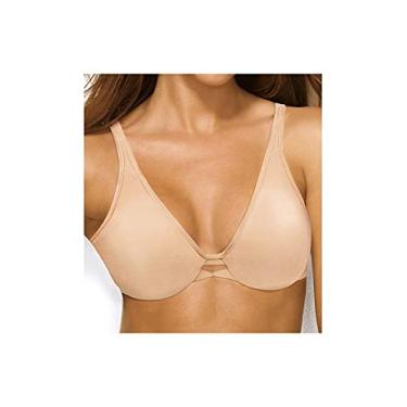 Imagem de Maidenform Sutiã redutor feminino decote fechadura Ly0904, Champanhe, 42D