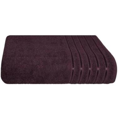 Imagem de Toalha banhão 100% algodão 90x150 cm teka comfort, Vinho
