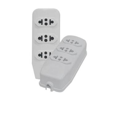 Imagem de Tomada em Barra 10A - 3 Pontos Branco - NEXT