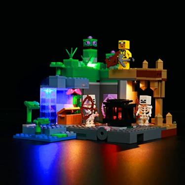 Imagem de VONADO Led Light Kit Compatible with Lego 21189 Skeleton Dungeon, DIY Decor Lights for Lego Building Blocks