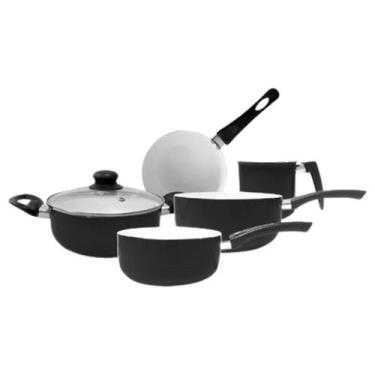 Imagem de Jogo de Panelas Antiaderente Cerâmica 6 Peças Lehaví, 6 PÇS 