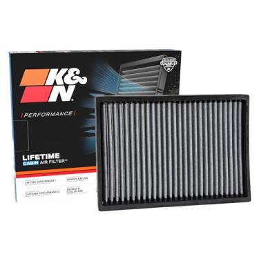 Imagem de K&N Filtro de ar de cabine premium: alto desempenho, lavável, limpa fluxo de ar para sua cabine: projetado para modelos selecionados de veículos Dodge/Chrysler (Challenger, Charger, 300, 300C) VF2027