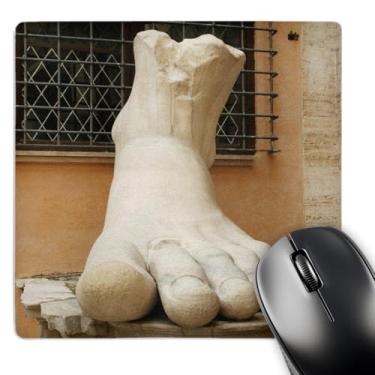 Imagem de 3dRose LLC 20 x 20 x 0,25 Estátua Constantine I Museus do Capitolino. Mouse Pad Roma Itália EU16 PRI0089 Prisma (mp_82151_1)