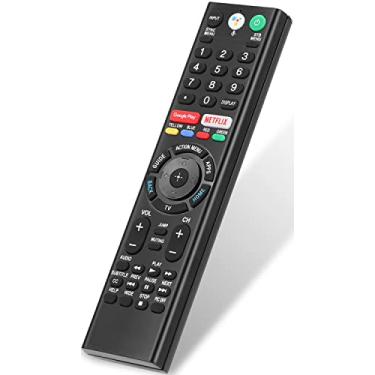 Imagem de Gvirtue Controle remoto de voz RMF-TX310U para Sony TV, controle de substituição para controle remoto Sony Bravia, para So-ny Bravia OLED LED 4K 8K UHD Smart Android/Google TV, com Netflix, botões