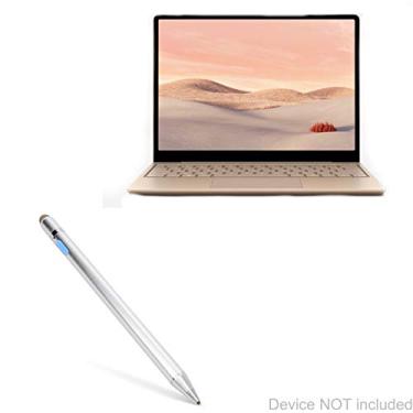 Imagem de Caneta Stylus Microsoft Surface Laptop Go BoxWave [AccuPoint Active Stylus] Caneta eletrônica com ponta ultrafina para Microsoft Surface Laptop Go - Prata metálica