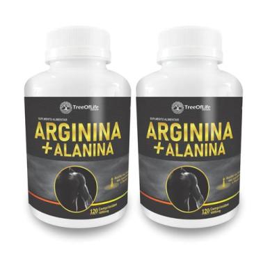 Imagem de 2x L Arginina Alanina 1000mg 240 Comprimidos - Tree of Life