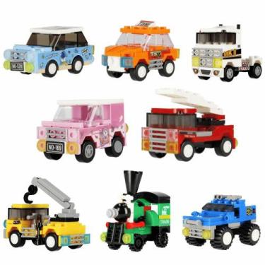 Imagem de Blocos de Montar Veículos - Modelos Sortidos - Ark Toys - ARK BRASIL