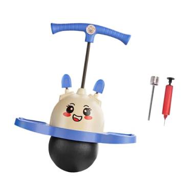 Imagem de menolana Bola de salto Pogo, brinquedos de salto, alça ajustável, prancha de salto, brinquedo de salto em altura para playground, jardim de infância, Azul