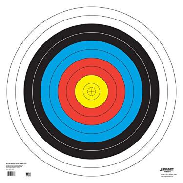 Imagem de Longbow Targets Alvos De Arco E Flecha 40 Cm 80 Da (Pacote Com 15 (80 Cm) Dobrados, Papel)