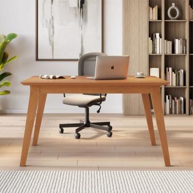 Imagem de Escrivaninha para Escritório Madeira Maciça Elegance Cinamomo