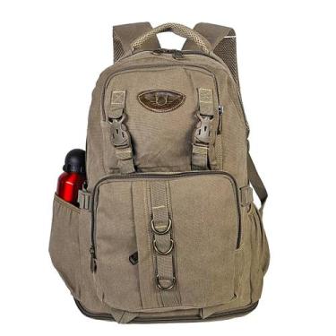 Imagem de Mochila Expansiva 50L em Lona Keuven kvn3001, Bege estonado