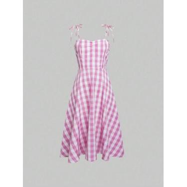 Imagem de Vestido Cami Tecido De Algodão Amarrar O Ombro - Jsvariedades 