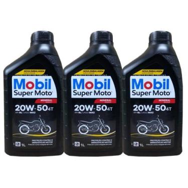 Imagem de Óleo De Motor Mobil Super 20w50 Mineral Api Sl - 1 Litro