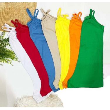 Imagem de macacao feminino nas cores branco, amarelo, azul, vermelho, verde e la