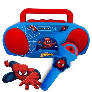 Imagem de Karaoke Homem Aranha Com Microfone e Amplificador Do Súper Herói Spide
