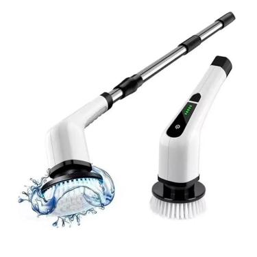 Imagem de Escova Elétrica de Limpeza 9?em?1 – Mop Giratório 360°  Bivolt, Recarregável USB