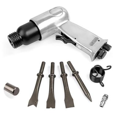 Imagem de CIADAZ Pá pneumática airhammer profissional portátil removedor de ferrugem cinzel pneumático picareta ferramenta de manutenção e reparação de carro