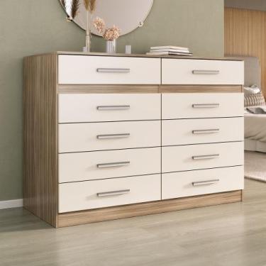 Imagem de Cômoda 10 Gavetas Alexia Yescasa