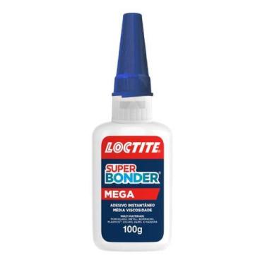 Imagem de Super Bonder Mega 100g Henkel Colagem Ultrarrápida Viscosidade Média