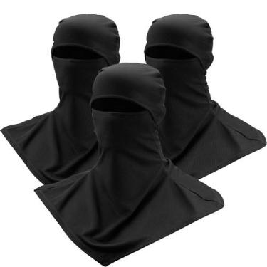 Imagem de Capa facial de balaclava, proteção solar, capa de pescoço, 3 peças SAT