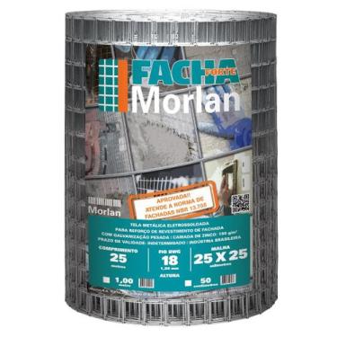 Imagem de Tela Soldada Fachada 0,5x25m 25x25mm Facha Forte Morlan
