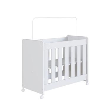Imagem de Mini Berço Multifuncional com Colchão Beni D18 Branco