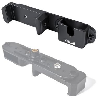 Imagem de HYS Suporte universal para scanner policial com suporte de telefone com rosca de 0,6 cm - 20, suporte duplo de carro/caminhão para rádio CB portátil bidirecional, walkie-talkie, microfone de