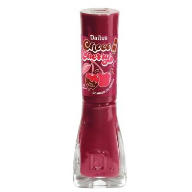 Imagem de Esmalte Cremoso Dailus Coleção Choco Cherry 8ml Bombom De Cereja