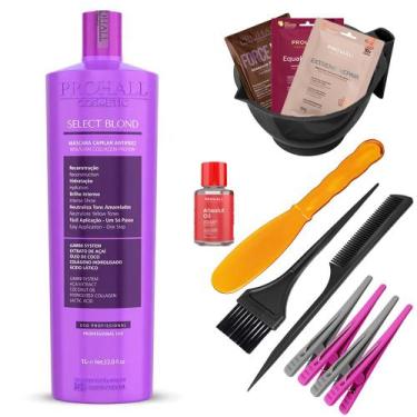 Imagem de Escova Progressiva Capilar Select One Blond 1l + Brindes - PROHALL