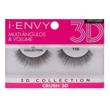 Imagem de Cílios Postiços Kiss NY I-Envy 3D Lash Collection 156-Feminino