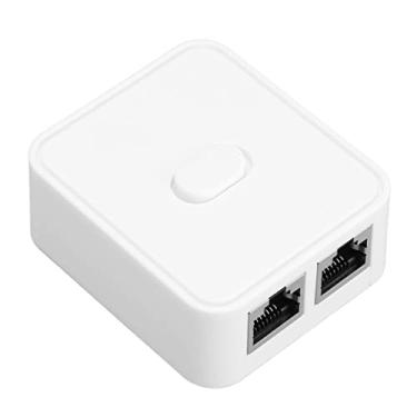 Imagem de Yunir 2 Port Gigabit Network RJ45 Adaptador de Divisor Ethernet, Economia de Energia, Material ABS, Extensor de Poe, para Cabo Ethernet, Caixa de Interruptor de Seletor Manual de Transferência Mútua