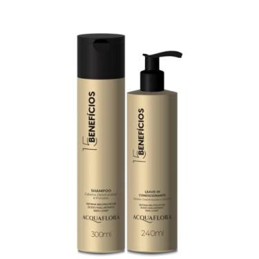 Imagem de Kit Shampoo e Leave-In 15 Benefícios | Acquaflora