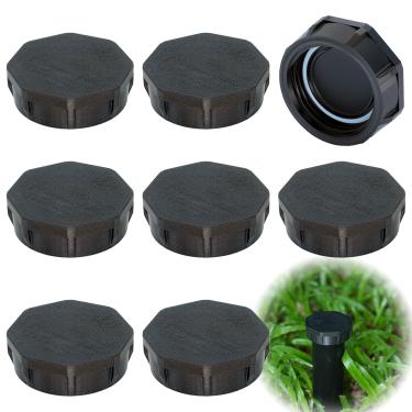 Imagem de FLXKAODU Pacote com 8 tampas de cabeça de irrigação compatíveis com a série Rain Bird 1800