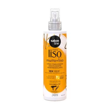 Imagem de Salon Line, Spray Defrizante Protetor Térmico, Meu Liso Muito + Liso, Vegano - Para Cabelos Lisos Naturais, Alisados ou Relaxados, 240 ml