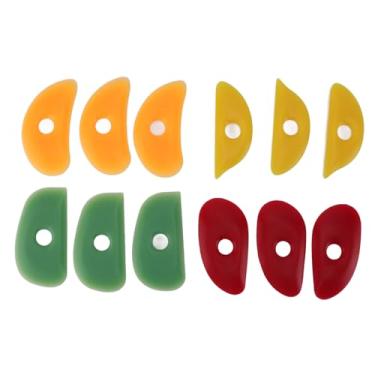 Imagem de Cffuvros 12 Peças Professional Silicone Clay Sculpting Tool Conjunto de Ferramentas, Costelas de Barro, Ferramentas de Escultura em Cerâmica, Argila de Polímero e Artesanato de Bri