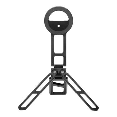 Imagem de FANAUE Suporte de tripé de telefone ajustável, suporte magnético dobrável para celular com Arca-Swiss e orifício de parafuso de 0,6 cm, suporte de alumínio Magsafe para smartphone com sapata fria para