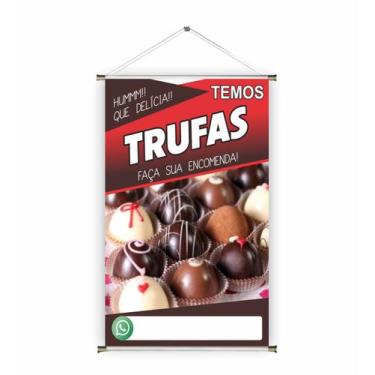 Imagem de Banner pronto Bombom BA 134 medida 45x70 cm arte pronta