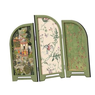 Imagem de IEUDNS Mini enfeite de tela dobrável, divisória moderna para mesa, tela decorativa para armário de entrada, prateleira, decoração para casa, presentes de, Style B, S
