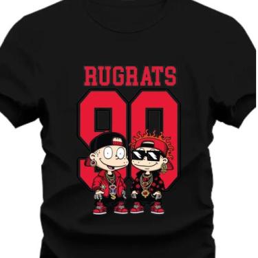 Imagem de Camiseta Personalizada Do p ao G3 Hugrats 99 - Hs, Preto, G2