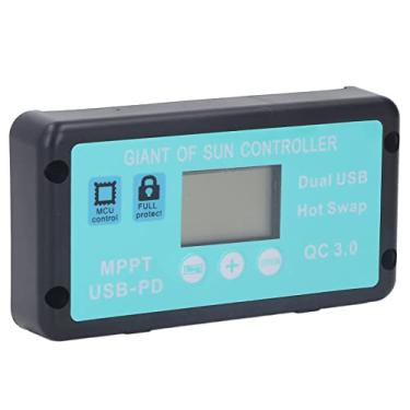 Imagem de Controlador de Carga Solar MPPT, Controlador de Carga Solar MPPT 12V 24V Com Display LCD USB PD QC3.0 Regulador de Painel Solar, Peças de Reposição de Saca-rolhas (40A)