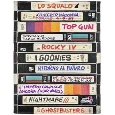 Imagem de XSMEI Cobertor VHS Movie Collection 152 cm x 203 cm, macio e leve, presentes para amantes de filmes, acessórios para cinema em casa, decoração de sala de cinema