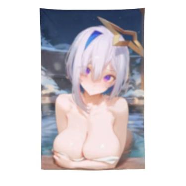 Imagem de LIEGBMEU Sexy Bikini Hot Anime Girl Tapeçaria 152.4 cm x 228.6 cm Interior Exterior Wall Quilt Art Decoração de Tapeçaria Caprichosa, AD46