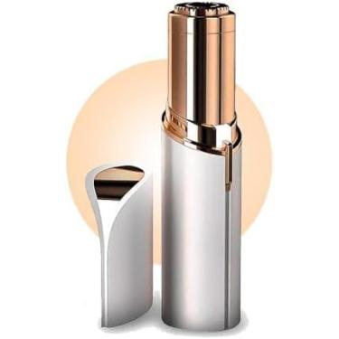 Imagem de Depilador Facial Feminino Portátil Zero Incômodo com Luz LED Recarregável USB Removedor Pelos Batom Para Buço Sobrancelhas e Rosto com Precisão e Suavidade Sem Dor